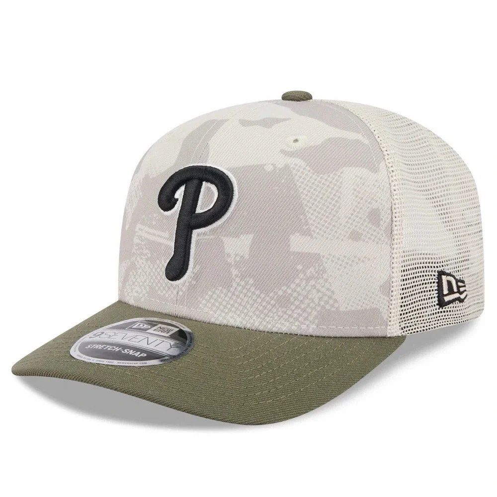 New Era Youth Philadelphia Phillies Khaki Armed Forces‎ Day 2025 9Forty